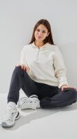 Спортивні штани джогери однотонні жіночі LAWA WBC02438 XS Графітовий shop (2000990850225)  Фото №1