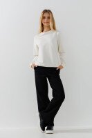 Спортивні штани палаццо для дівчинки LAWA GBC02316 134 см Чорний shop (2000990827395)  Фото №0