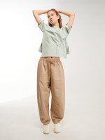 Штани барел жіночі LAWA WTC02484 XS Світло-бежевий shop (2000999633409)  Фото №0