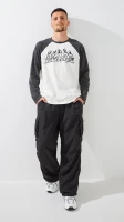 Штани кежуал карго чоловічі LAWA MTC02320 S Чорний shop (2000999529153)  Фото №0