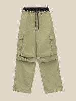Штани кежуал однотонні жіночі LAWA WTC02483 L Хакі shop (2000999639050)