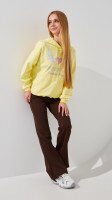 Штани кльош однотонні для дівчинки LAWA GBC02317 134 см Шоколадний shop (2888000024169)  Фото №1