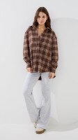 Штани кльош однотонні жіночі LAWA WBC02502 XS Сірий меланж shop (2000999483752)  Фото №0