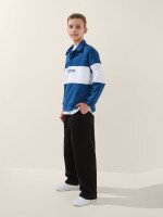 Штани прямі для хлопчика LAWA BBC02343 146 см Чорний shop (2000999563836)  Фото №1