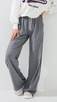 Штани прямі з візерунком жіночі LAWA WTC02467 XL Сірий shop (2000999551130)