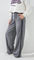 Штани прямі з візерунком жіночі LAWA WTC02467 XL Сірий shop (2000999551130)  Фото №2