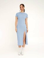 Сукня однотонна жіноча LAWA WBC02371 2XL Блакитний shop (2000999170416)  Фото №0