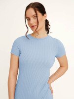 Сукня однотонна жіноча LAWA WBC02371 2XL Блакитний shop (2000999170416)  Фото №1