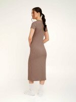 Сукня однотонна жіноча LAWA WBC02371 XS Мокко shop (2000990639103)  Фото №0