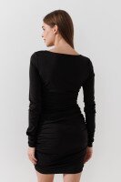 Сукня однотонна жіноча LAWA WTC02427 M Чорний shop (2000990927439)  Фото №3