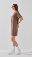 Сукня однотонна жіноча LAWA WBC02304 XS Шоколад shop (2000999196928)  Фото №3