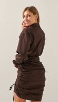 Сукня однотонна жіноча LAWA WBC02475 L Шоколадний shop (2888000019899)  Фото №2