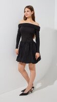 Сукня однотонна жіноча LAWA WTC02475 S Чорний shop (2000999524318)  Фото №2