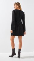 Сукня вечірня однотонна жіноча LAWA WTC02456 S Чорний shop (2888000021908)  Фото №3