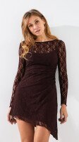 Сукня вечірня однотонна жіноча LAWA WTC02457 S Коричневий shop (2888000021564)  Фото №0