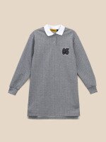 Сукня з візерунком для дівчинки LAWA GBC02368 146 см Сіро-білий shop (2000999567803)