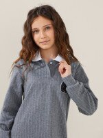Сукня з візерунком для дівчинки LAWA GBC02368 146 см Сіро-білий shop (2000999567803)  Фото №0