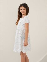 Сукня з візерунком для дівчинки LAWA GTC02338 152 см Молочний shop (2000999596117)  Фото №2
