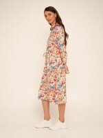 Сукня з візерунком жіноча LAWA WTC02308 XS Молочний shop (2000990665713)  Фото №2