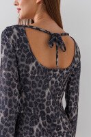 Сукня з візерунком жіноча LAWA WTC02426 M Бежево-коричневий shop (2000990914651)  Фото №2
