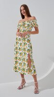 Сукня з візерунком жіноча LAWA WTC02384 XS Білий shop (2000999227578)  Фото №0