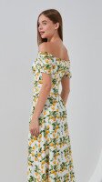 Сукня з візерунком жіноча LAWA WTC02384 XS Білий shop (2000999227578)  Фото №3