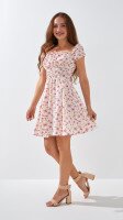 Сукня з візерунком жіноча LAWA WTC02441 XS Біло-червоний shop (2000999241383)  Фото №0