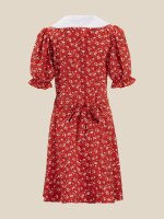 Сукня з візерунком жіноча LAWA WTC02495 L Червоний shop (2000999638862)  Фото №1