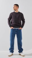 Світшот однотонний чоловічий LAWA MBC02335 2XL Темний графіт shop (2000990878342)  Фото №0