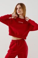 Світшот з принтом для дівчинки LAWA P-GB02316 128 см Червоний shop (2000991061811)  Фото №0