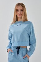 Світшот з принтом для дівчинки LAWA P-GB02317 128 см Блакитний shop (2000991069053)