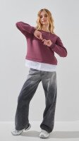 Світшот однотонний для дівчинки LAWA GBC02306 140 см Сливовий shop (2888000030900)  Фото №0