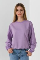 Світшот однотонний для дівчинки LAWA GBC02322 122 см Бузковий shop (2000991041714)