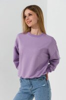 Світшот однотонний для дівчинки LAWA GBC02322 122 см Бузковий shop (2000991041714)  Фото №2
