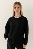 Світшот однотонний для хлопчика LAWA BBC02318 128 см Чорний shop (2000991016354)  Фото №3