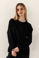Світшот однотонний для хлопчика LAWA BBC02318 128 см Чорний shop (2000991016354)  Фото №6
