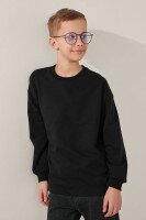Світшот однотонний для хлопчика LAWA BBC02318 128 см Чорний shop (2000991016354)  Фото №1