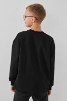 Світшот однотонний для хлопчика LAWA BBC02318 164 см Чорний shop (2000999667657)  Фото №2
