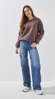 Світшот однотонний жіночий LAWA WBC02318 2XL Сіро-коричневий shop (2888000030887)  Фото №0