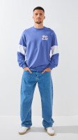 Світшот з принтом чоловічий LAWA P-MB02369 S Синій shop (2000999542510)  Фото №2