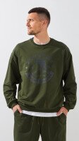 Світшот з принтом чоловічий LAWA P-MB02370 S Оливковий shop (2000999563119)