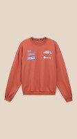 Світшот з принтом чоловічий LAWA P-MB02371 M Теракотовий shop (2000999547553)