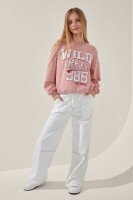 Світшот з принтом для дівчинки LAWA P-GB02313 122 см Рожевий shop (2000999143861)  Фото №0