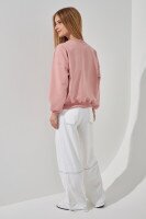 Світшот з принтом для дівчинки LAWA P-GB02313 122 см Рожевий shop (2000999143861)  Фото №3