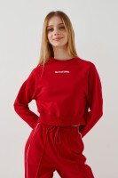Світшот з принтом для дівчинки LAWA P-GB02316 122 см Червоний shop (2000991061804)