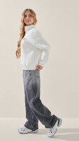 Світшот з принтом для дівчинки LAWA P-GB02341 158 см Молочний shop (2000999385568)  Фото №2