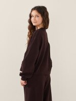 Світшот з принтом для дівчинки LAWA P-GT02304 146 см Коричневий shop (2000999536359)  Фото №1