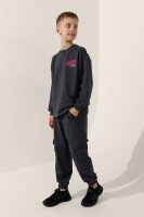 Світшот з принтом для хлопчика LAWA P-BB02311 122 см Графітовий shop (2000991050907)  Фото №0