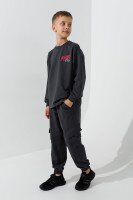 Світшот з принтом для хлопчика LAWA P-BB02311 122 см Графітовий shop (2000991050907)  Фото №0