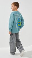 Світшот з принтом для хлопчика LAWA P-BB02314 122 см Синій shop (2000991063211)  Фото №3